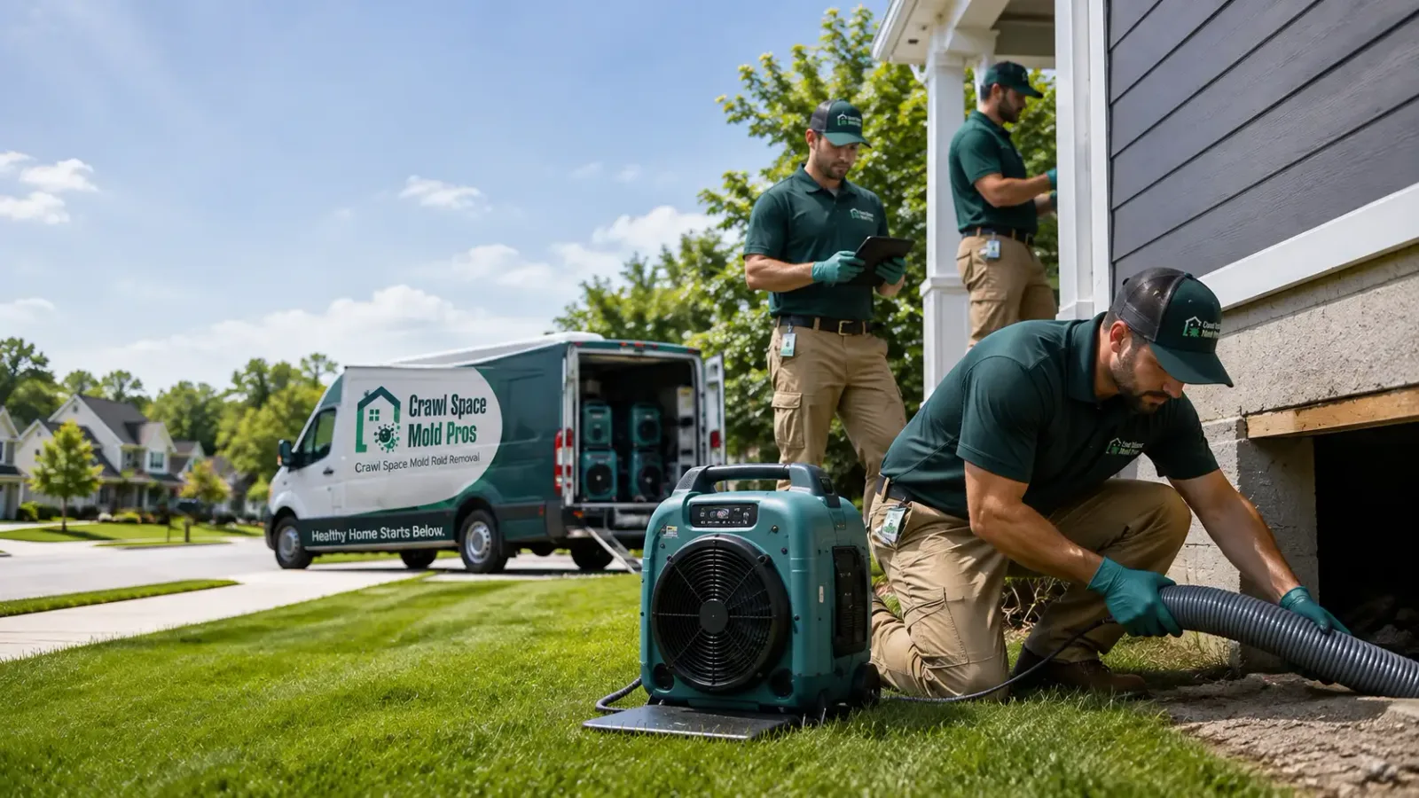 Crawl Space Mold Removal in Northville, SD